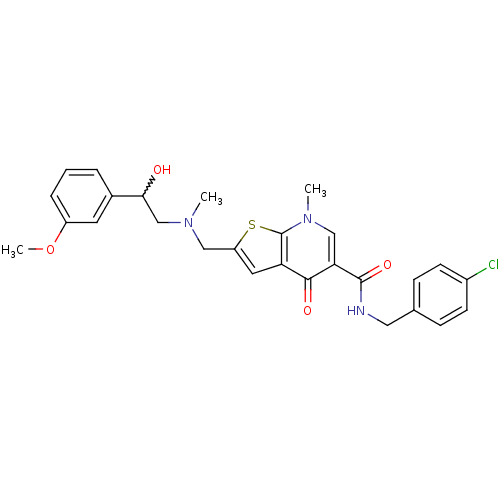 Chemical structure of BindingDB Monomer ID 50210616