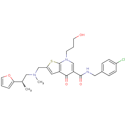 Chemical structure of BindingDB Monomer ID 50210618