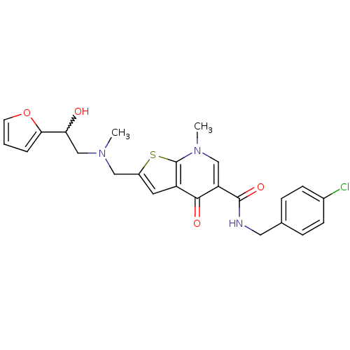 Chemical structure of BindingDB Monomer ID 50210620