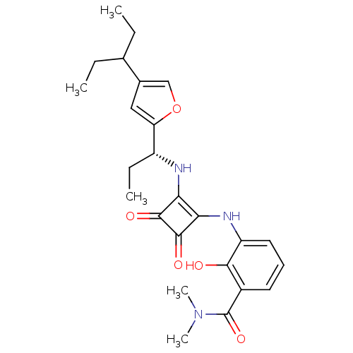 Chemical structure of BindingDB Monomer ID 50211449