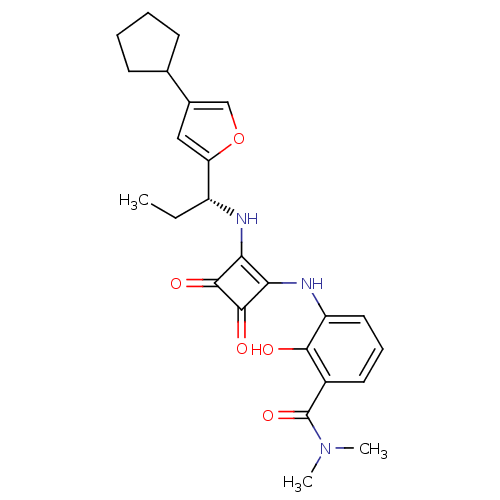Chemical structure of BindingDB Monomer ID 50211450