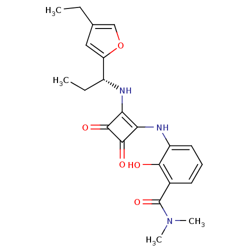 Chemical structure of BindingDB Monomer ID 50211454