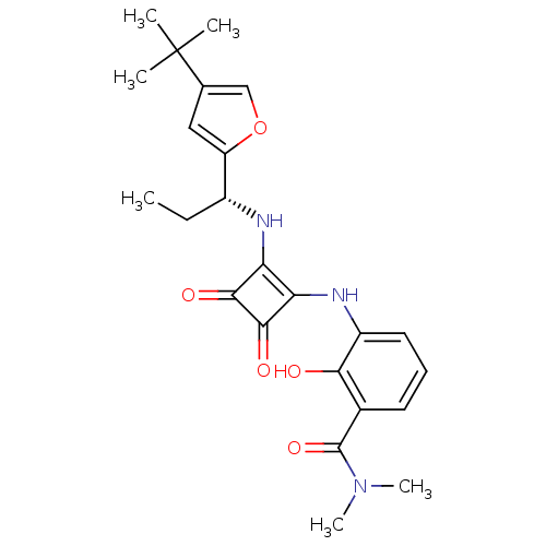 Chemical structure of BindingDB Monomer ID 50211455