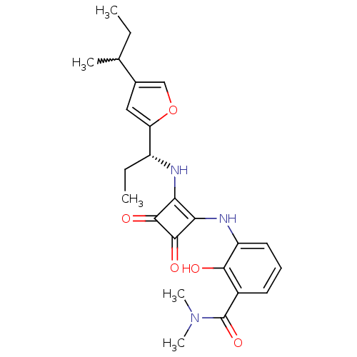 Chemical structure of BindingDB Monomer ID 50211457
