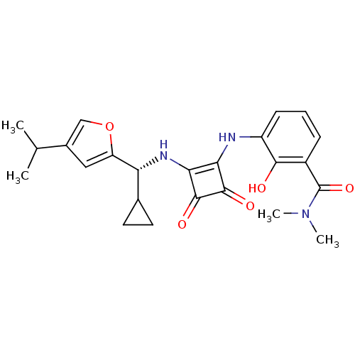 Chemical structure of BindingDB Monomer ID 50211462