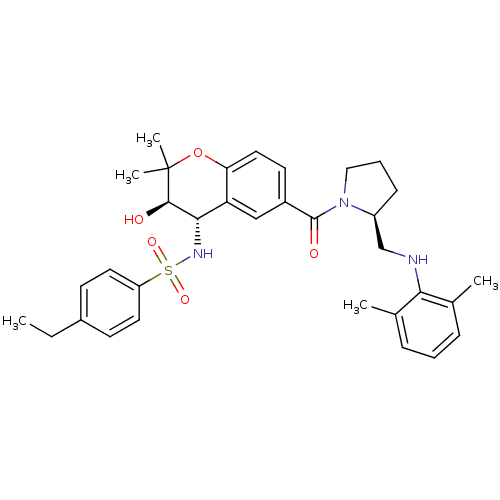 Chemical structure of BindingDB Monomer ID 50211536