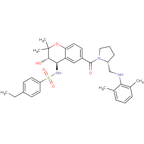 Chemical structure of BindingDB Monomer ID 50211542
