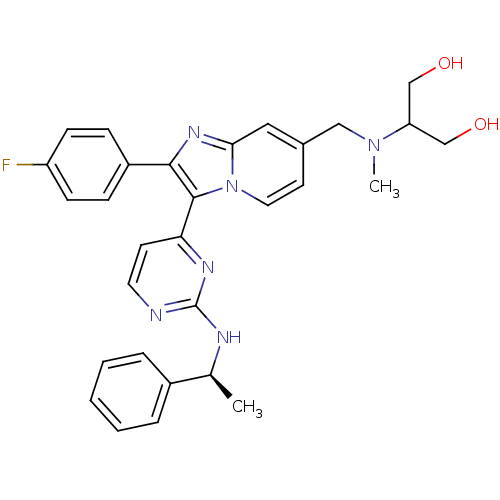 Chemical structure of BindingDB Monomer ID 50211821