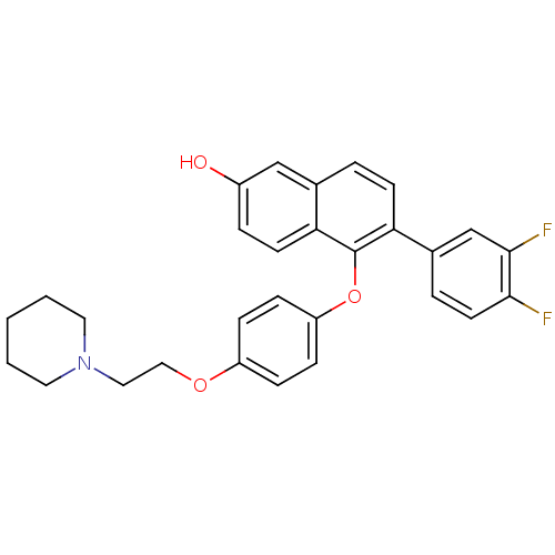 Chemical structure of BindingDB Monomer ID 50212157