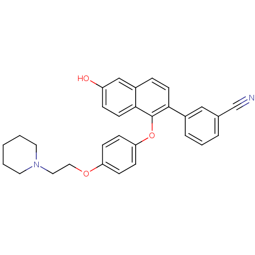 Chemical structure of BindingDB Monomer ID 50212160