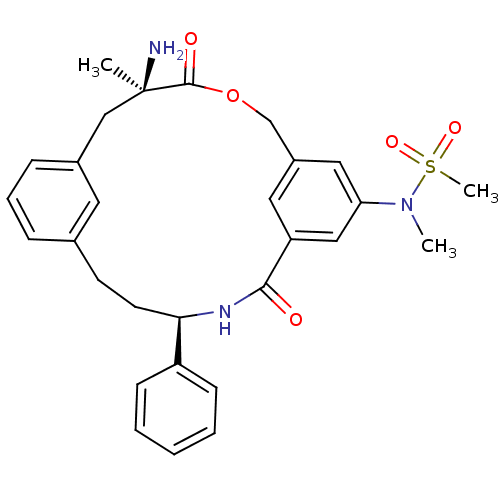 Chemical structure of BindingDB Monomer ID 50212174