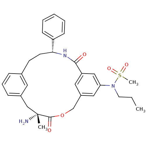 Chemical structure of BindingDB Monomer ID 50212180
