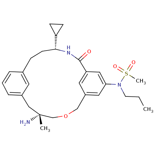 Chemical structure of BindingDB Monomer ID 50212181