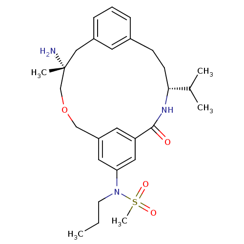 Chemical structure of BindingDB Monomer ID 50212191