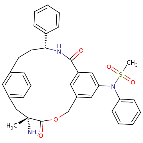 Chemical structure of BindingDB Monomer ID 50212194
