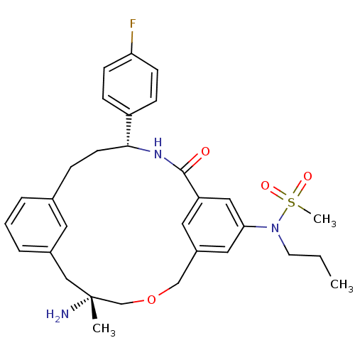 Chemical structure of BindingDB Monomer ID 50212197