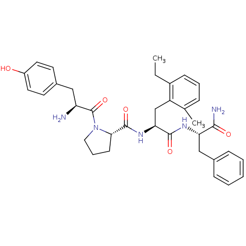 Chemical structure of BindingDB Monomer ID 50212615