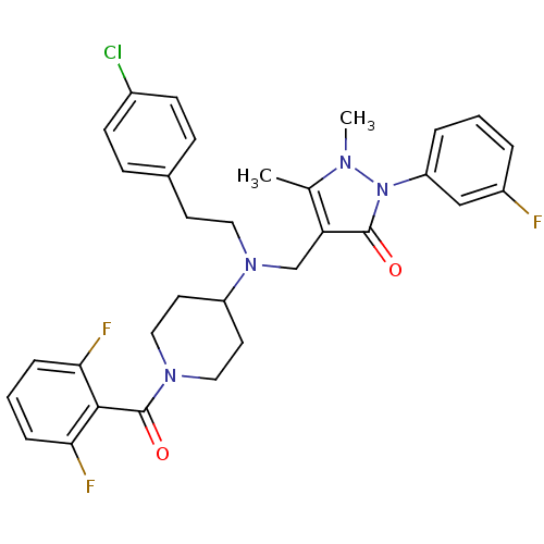 Chemical structure of BindingDB Monomer ID 50214129