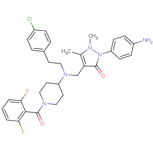 Chemical structure of BindingDB Monomer ID 50214133