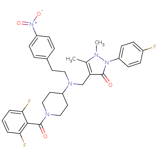 Chemical structure of BindingDB Monomer ID 50214136