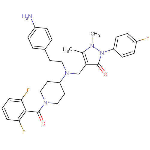 Chemical structure of BindingDB Monomer ID 50214144