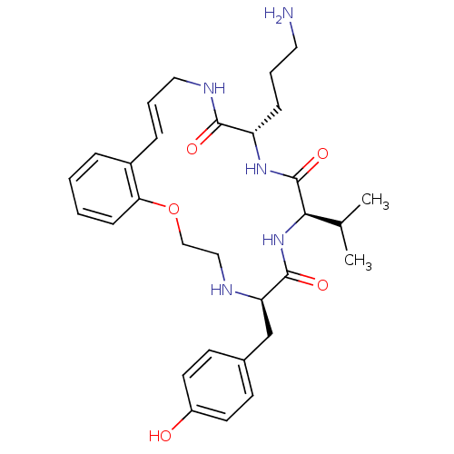 Chemical structure of BindingDB Monomer ID 50214252