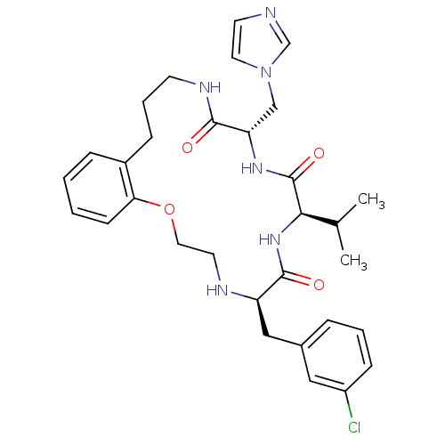 Chemical structure of BindingDB Monomer ID 50214254