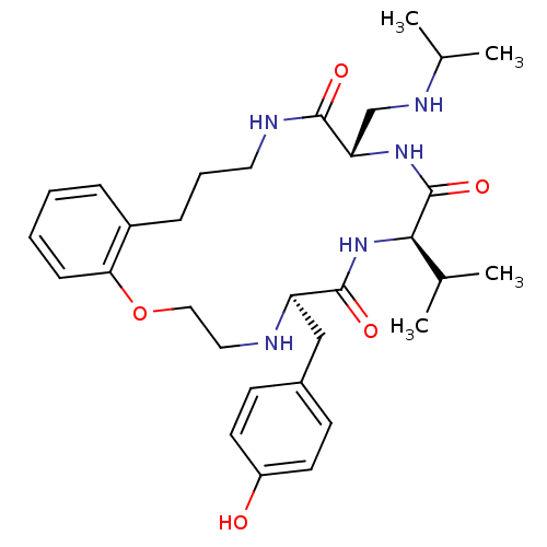 Chemical structure of BindingDB Monomer ID 50214259