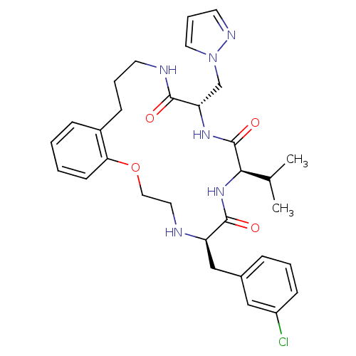 Chemical structure of BindingDB Monomer ID 50214260