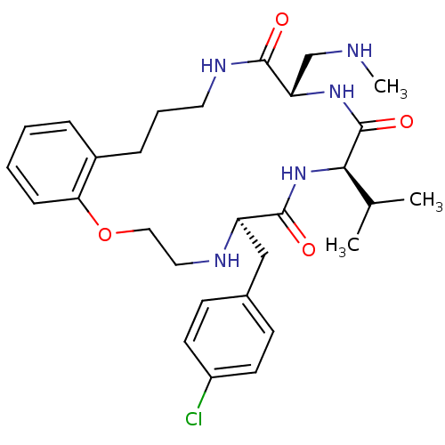 Chemical structure of BindingDB Monomer ID 50214262