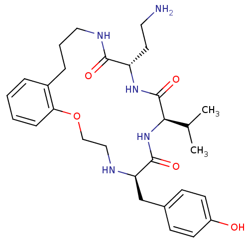Chemical structure of BindingDB Monomer ID 50214265