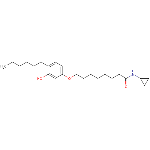 Chemical structure of BindingDB Monomer ID 50215229