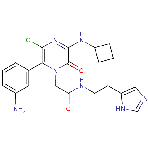 Chemical structure of BindingDB Monomer ID 50215434