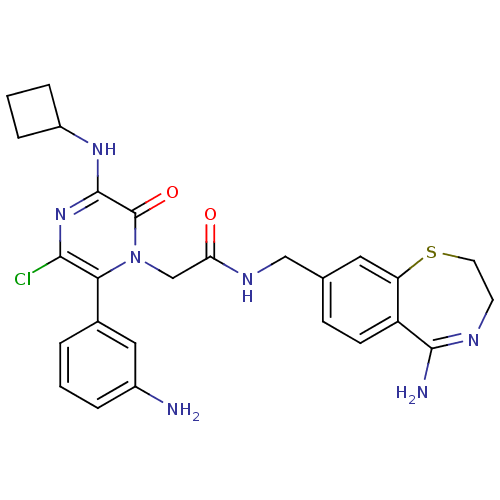 Chemical structure of BindingDB Monomer ID 50215438