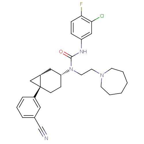 Chemical structure of BindingDB Monomer ID 50215572