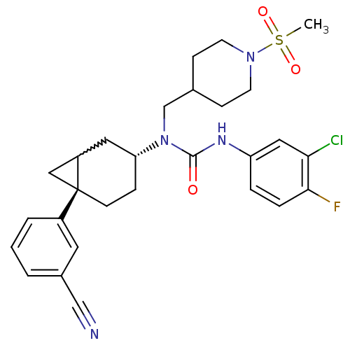 Chemical structure of BindingDB Monomer ID 50215641