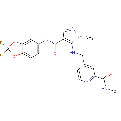 Chemical structure of BindingDB Monomer ID 50215777