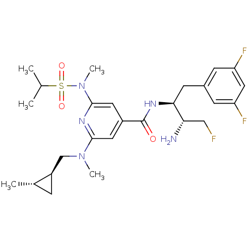Chemical structure of BindingDB Monomer ID 50216174