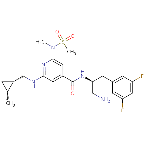 Chemical structure of BindingDB Monomer ID 50216176