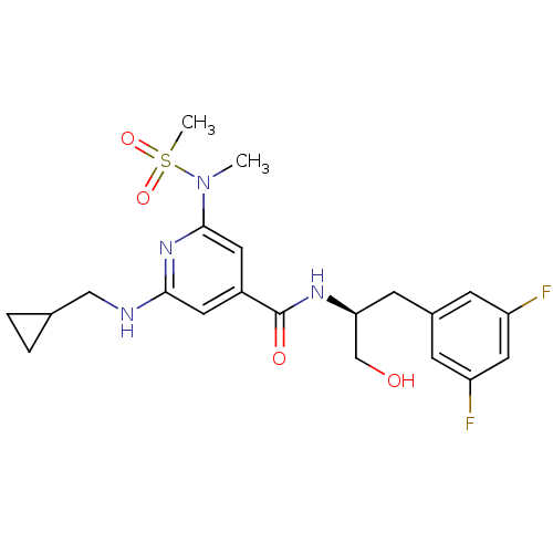 Chemical structure of BindingDB Monomer ID 50216177