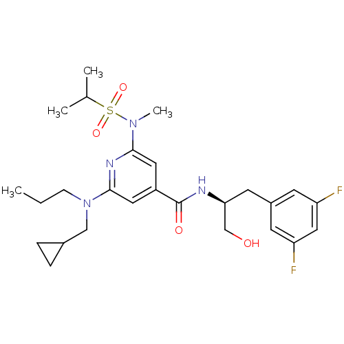 Chemical structure of BindingDB Monomer ID 50216178