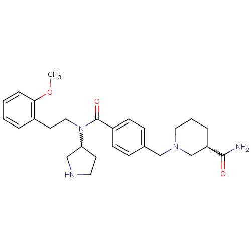 Chemical structure of BindingDB Monomer ID 50216197