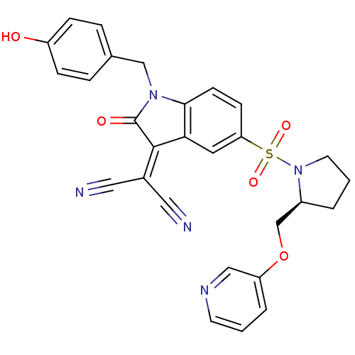 Chemical structure of BindingDB Monomer ID 50216417