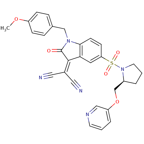 Chemical structure of BindingDB Monomer ID 50216419