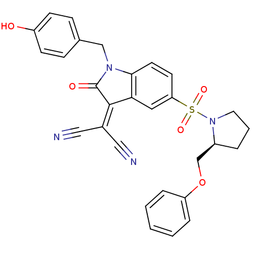 Chemical structure of BindingDB Monomer ID 50216422