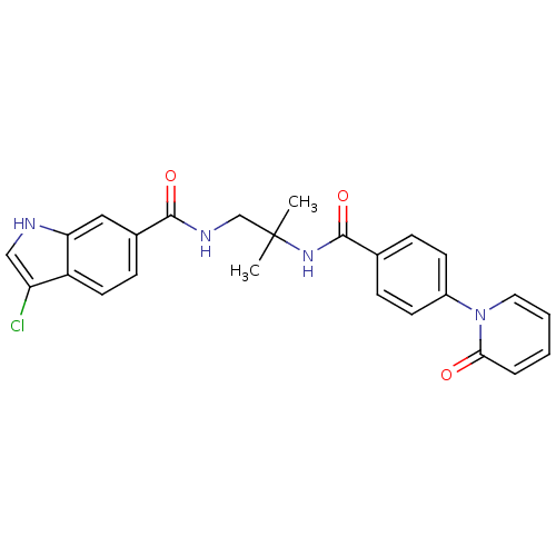 Chemical structure of BindingDB Monomer ID 50216580