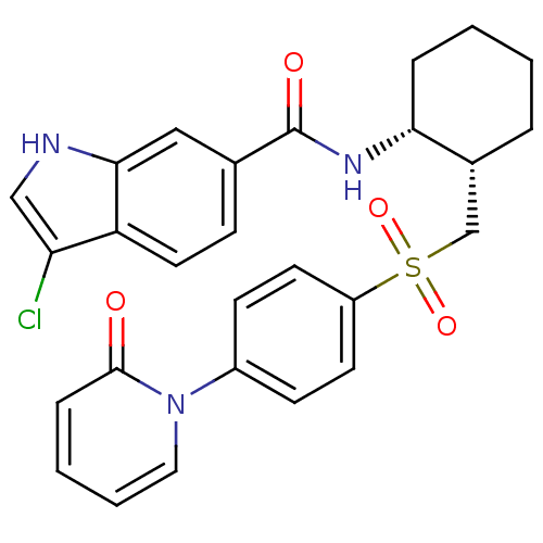 Chemical structure of BindingDB Monomer ID 50216603