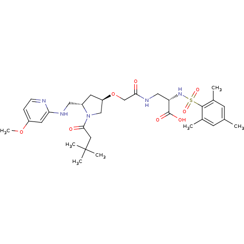 Chemical structure of BindingDB Monomer ID 50217422
