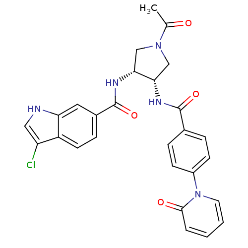 Chemical structure of BindingDB Monomer ID 50218292