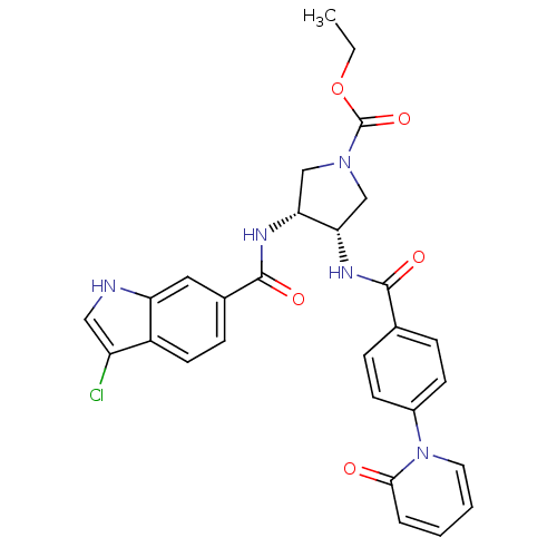 Chemical structure of BindingDB Monomer ID 50218317